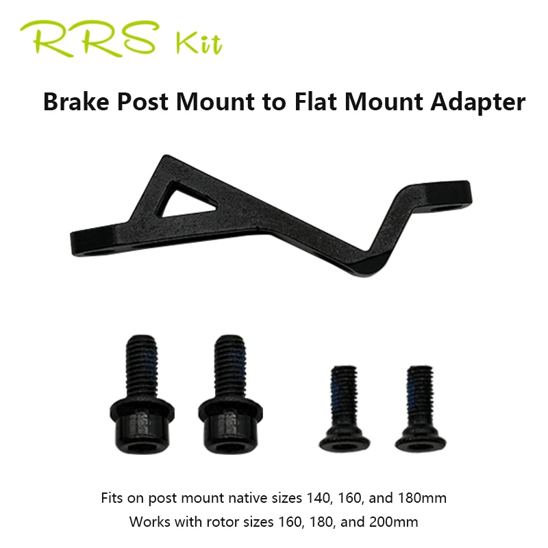 Rrskit Bicycle Brake Adapter +20mm Post Mount To Flat Mount Brake Adapter Mtb 140/160/180mm Aluminum Alloy Bmx Bike Accessories