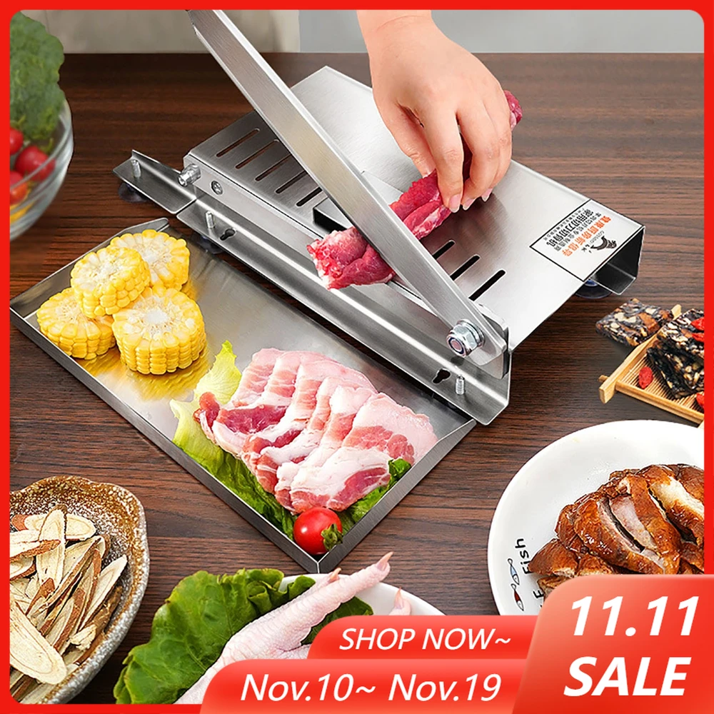 

Бытовой ручной слайсер для замороженного мяса, измельченная мясорубка для костей ягненка, машина для резки курицы, утки, рыбы, горячий горшок, кухонные инструменты