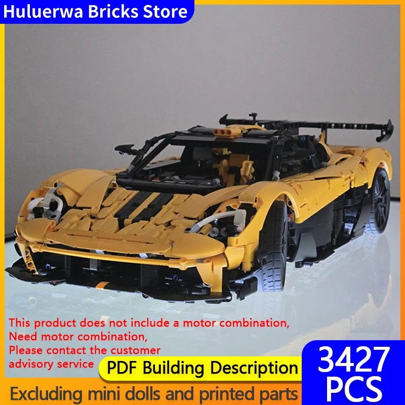 

Модель скоростного гоночного автомобиля MOC, строительные кирпичи T.50s, верхний уровень, спортивный автомобиль, модульная технология, детские праздничные подарки, сборный игрушечный костюм