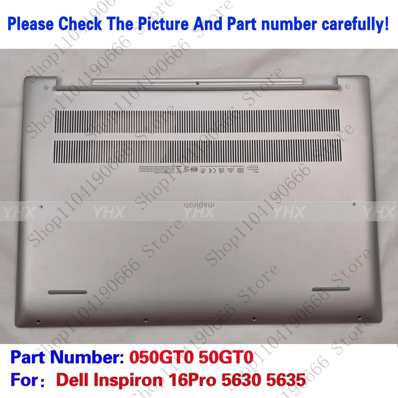 

Notebook computer components New For Dell Inspiron 16Pro 5630 5635 Bottom D Cover Lower Case 050GT0 50GT0.
