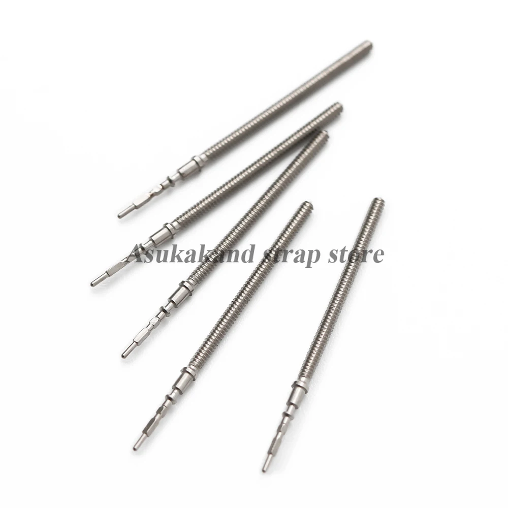 VK63ムーブメント用1/2/5個入りムーブメントウォッチスチールステムクラウンキット時計部品、VK63 VK64 VK67 VK68 VK61ムーブメント修理ツールに適合