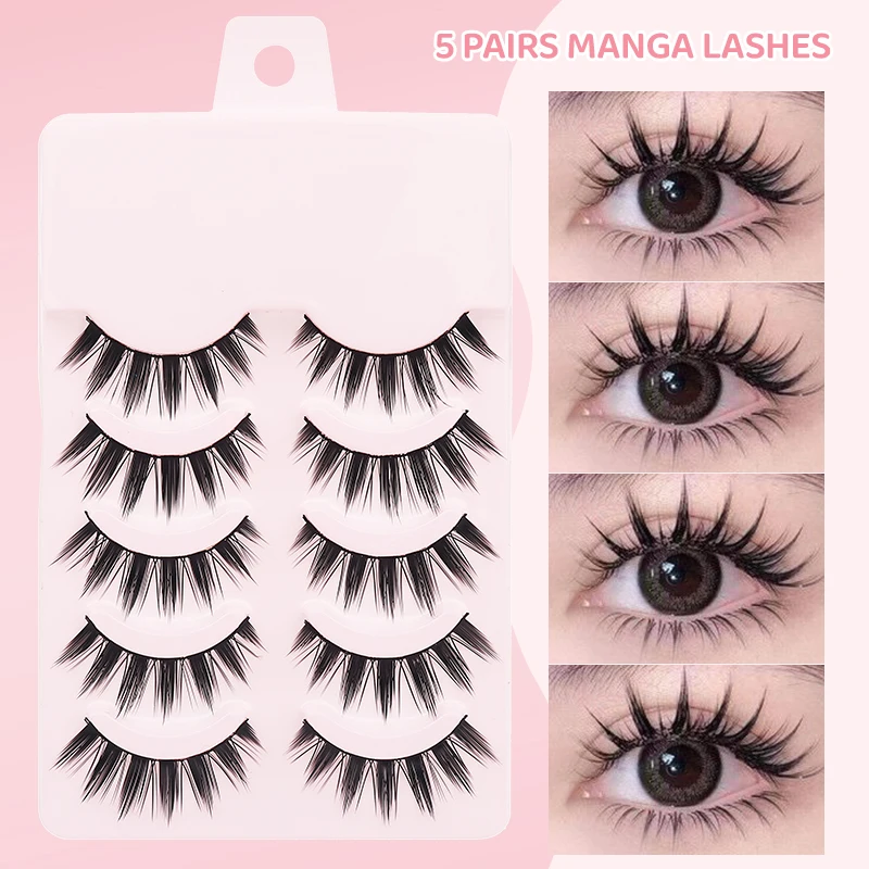 DINGSEN 5 Pares de Cílios Post - Anime Cosplay Lashes avaliação e preço