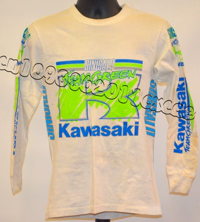 

Retro Kawasaki Off-road Motorcycle Racing Long Sleeved Shirt Suitable for Off-road Bicycles and Mountain Breathable Riding Tops