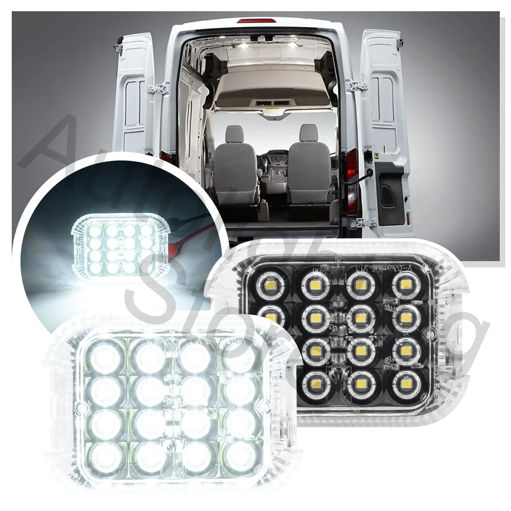 2PCS LED Luggage Trunk Cargo Light for 2022-2024 Ford E-Transit 2014-2023 Courier Connect Custom Transit-150 250 350 HD #1811477