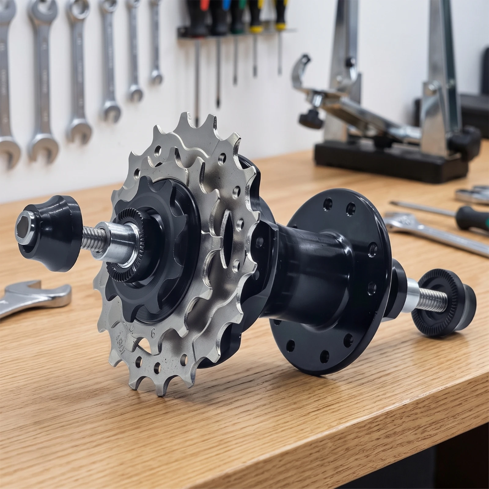 3-Speed Rear Hub Compatible Cycle Hub with 3-Speed Freewheel Reliable Smooth for Cyclists, Folding Bikes