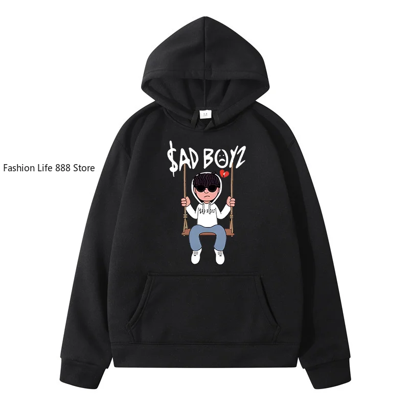 Men's swing Print brand hoodie Men's fashion casual long sleeve hoodie loose oversized pullover hoodie street sweatshirt