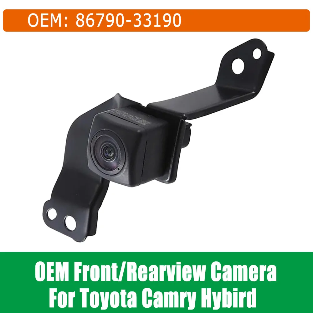 86790-33190 Surround Parking Assist Cam Compatible with Toyota Camry Hybrid MXVA71 AXVA70 AXVH70 Front View Grille Camera