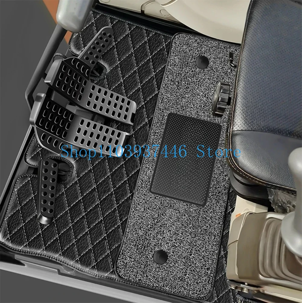 Excavator Parts Foot Pad for EX ZAX 60 70 120 200 240 260 300 330 350 High Quality Floor Glue Cab Carpet Anti-dirty Pad
