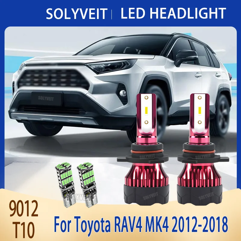 

From Faded Yellow to Crisp White Easy to Install LED Headlight For Toyota RAV4 MK4 2012-2018 2013 2014 2015 2016 2017 2018