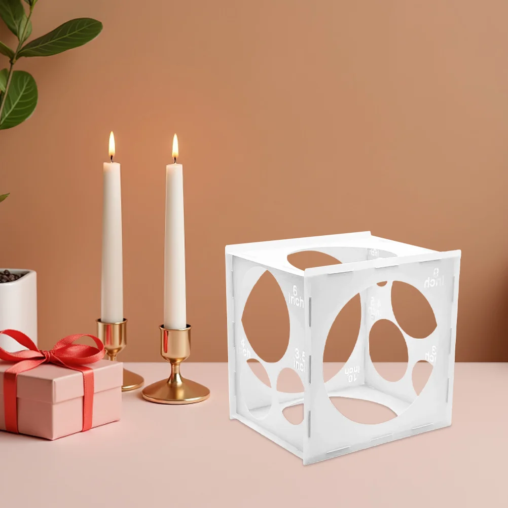 

3pcs Sizer Box Transparent Size Collapsible Balloon Sizer Measurement Tool For Party Decorations Balloon Arch Accessories