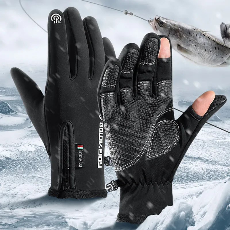 Waterproof Winter Gloves with Touch Screen for Men and Women - Windproof and for Outdoor Cycling  Motorcycle Riding  and Skiing