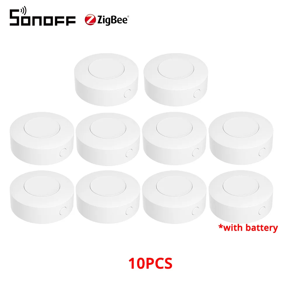 1-10 Stück SONOFF Zigbee Drahtloser Schalter SNZB-01P Smart Home Benutzerdefinierte Szenen-Tastensteuerung Kompatibel mit Alexa SmartThings EWeLink