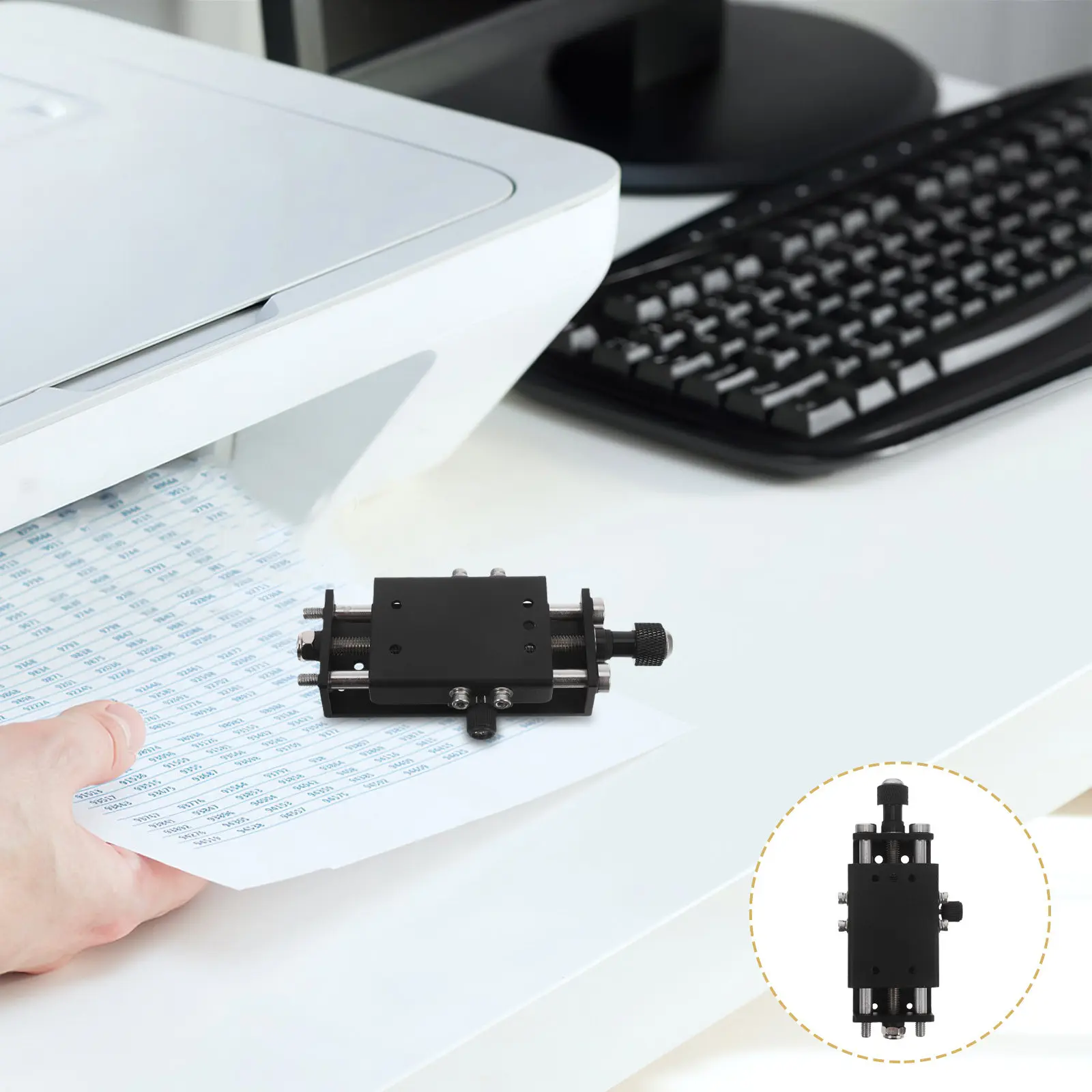 Laser Engraver Height Adjuster Precision Linear Guide Rail Adjustable Lift Platform Bracket Cnc Metal Bracket