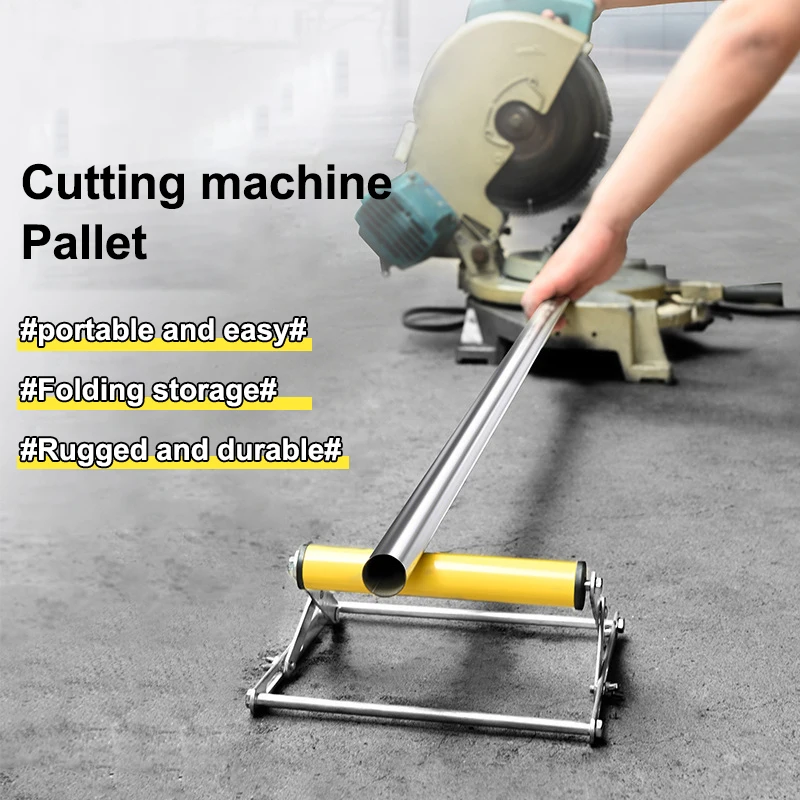 

NEW Multifunctional Cutting Machine Material Rack Miter Saw Roller Support Stand Adjustable Foldable Auxiliary Support Bracket
