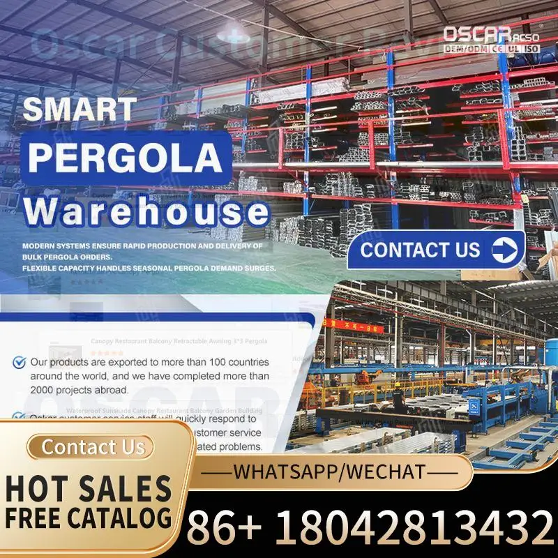 

Outdoor Motorized Retractable Awning with LED Lighting Remote Control Waterproof Dimmable Aluminum for Patio Garden Balcony Retr