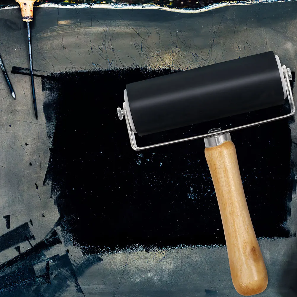 

3Pcs Roller Printmaking Tool Ink Roller for Painting Glue Spreading Craft Supplies Rollers for Crafting