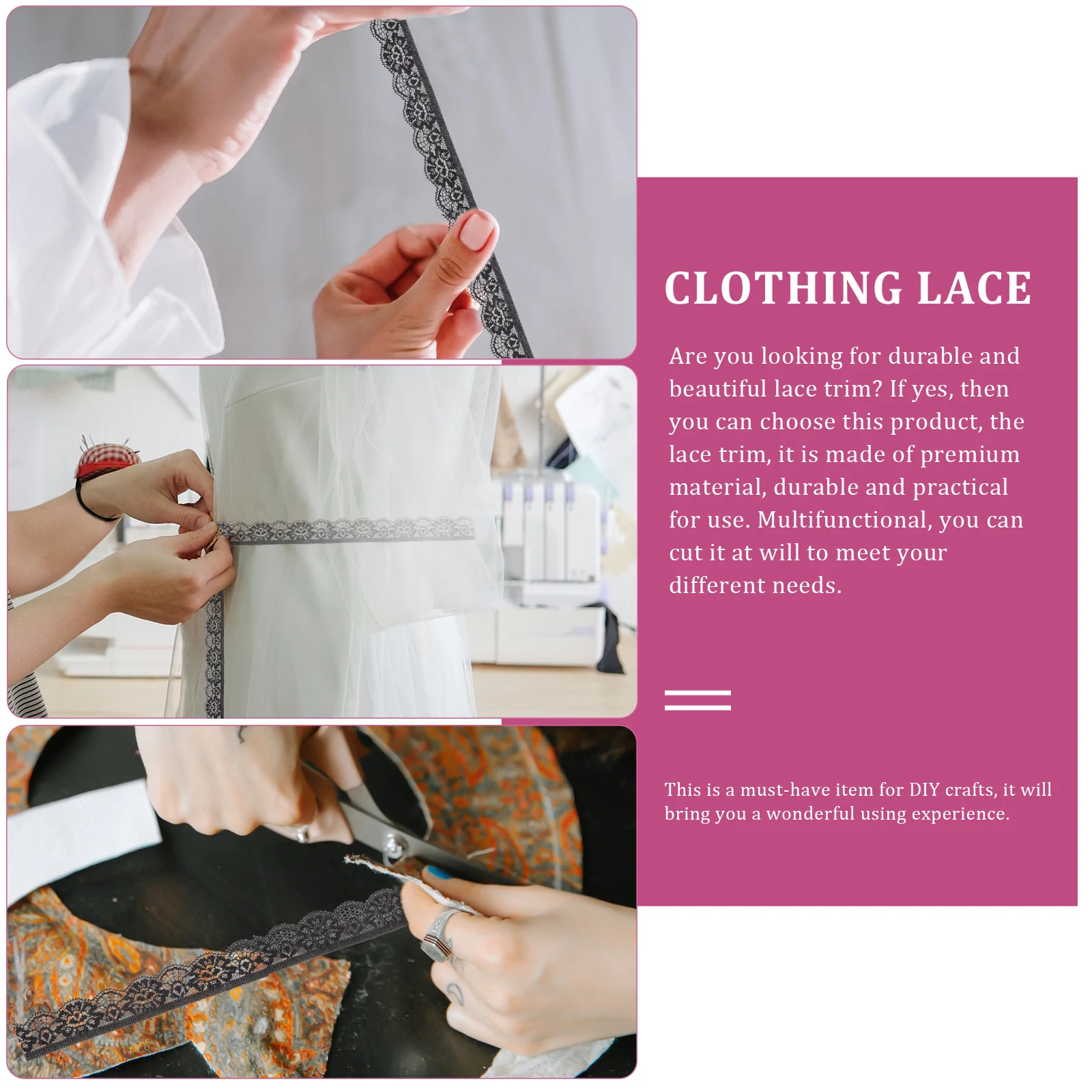 

20 Packs DIY Decor Garment Clothing Lovely Underwear Trim Floral Edge Lace Trim Sewing Lace Garment Sewing