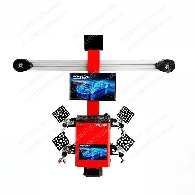 3D four-wheel aligner 3D measurement with large shear four-column lift equipment data free upgrade