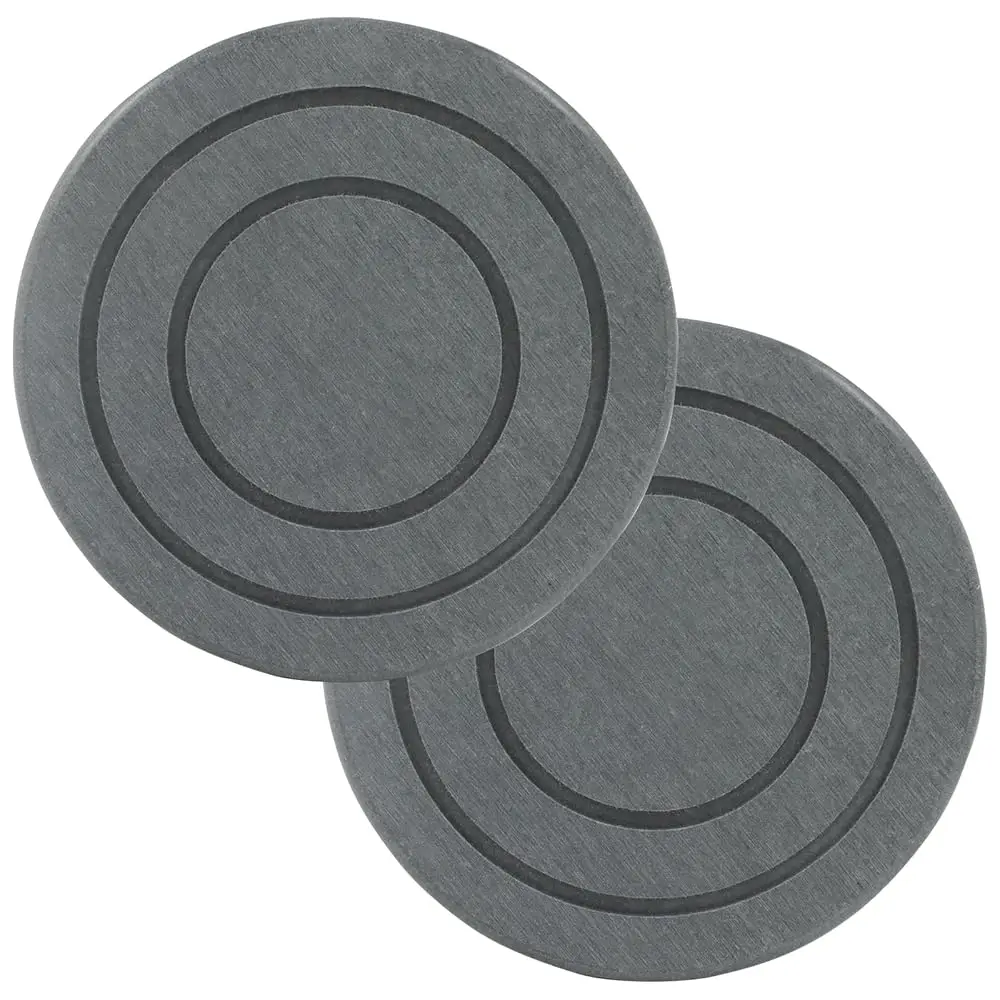 

2 шт. подставки для растений из диатомитовой земли - 5,9-дюймовые быстросохнущие поддоны для комнатных растений, чтобы полы были сухими и чистыми, темно-серые