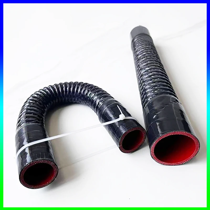 ID25-90mm Lengte 300-1000Mm Universele Auto Siliconen Flexibele Slang Luchtinlaat Pijp Radiator Buis Interkoeler Buis En Twee Klemmen