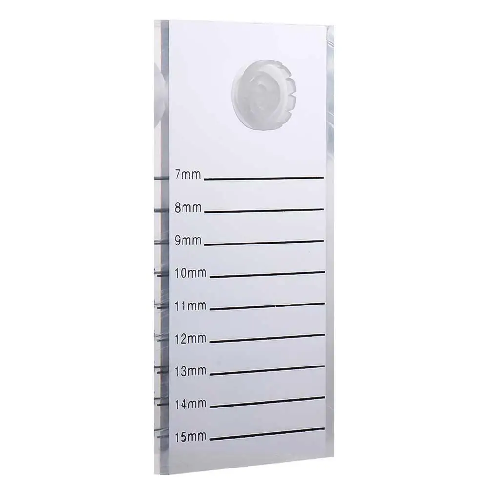 Prateleira de extensão para enxerto de cílios, suporte para marcação de cílios, placa transparente para cílios postiços, bandeja para cílios postiços, palete de cola
