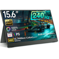 15.6 Inch 1080P 240Hz Portable Monitor 1920*1080P 100%sRGB 300Nit Game Display IPS Screen For Laptop PC Phone Xbox PS4/5 Switch