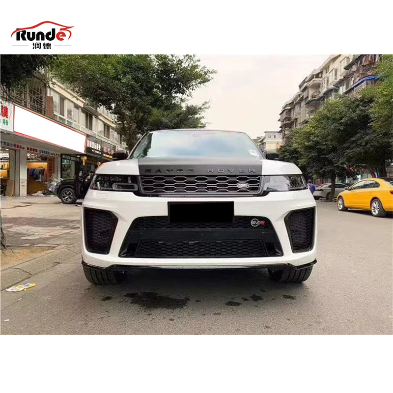 

For 14-17 Land Rover RANGE ROVE SPORT Old Upgrade New SVR Body Kit Front Rear Bumper Fender Grille Headlight Exhaust Pipe