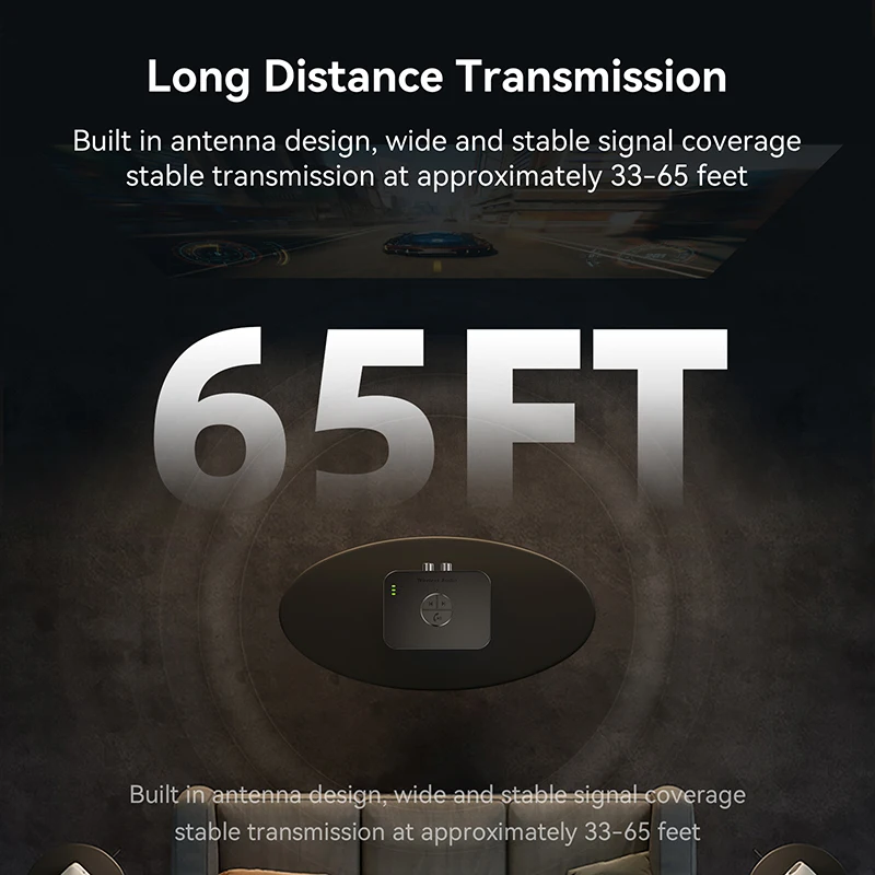 بلوتوث 5.4 استقبال الصوت U القرص RCA 3.5 مللي متر AUX USB ستيريو الموسيقى محول لاسلكي مع هيئة التصنيع العسكري لمجموعة السيارة مكبر للصوت