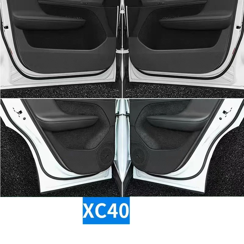 car sticker for volvo s60 v60 xc90 s90 v90 xc40 xc60 door anti-kick pad interior four-door protective accessories car stickers