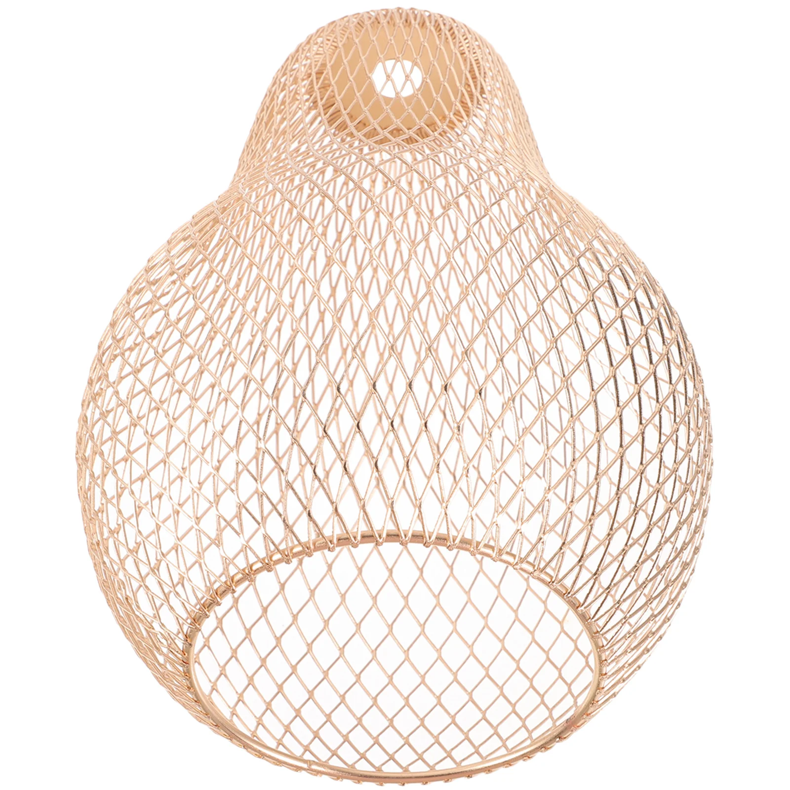 

Golden Iron Wire Lamp Shade Modern Pendant Light Cover For Living Room Bedroom Kitchen Hotel Cafe Decorative Chandelier