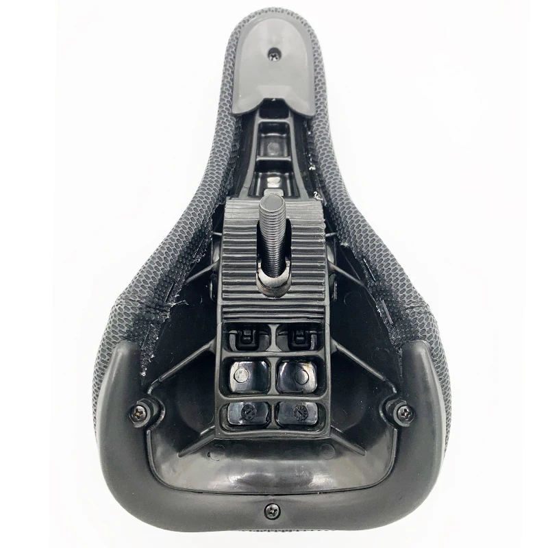 PRVTAL Middle Hole Cloth Seat Post None Rail Flatland BMX Bike Saddle