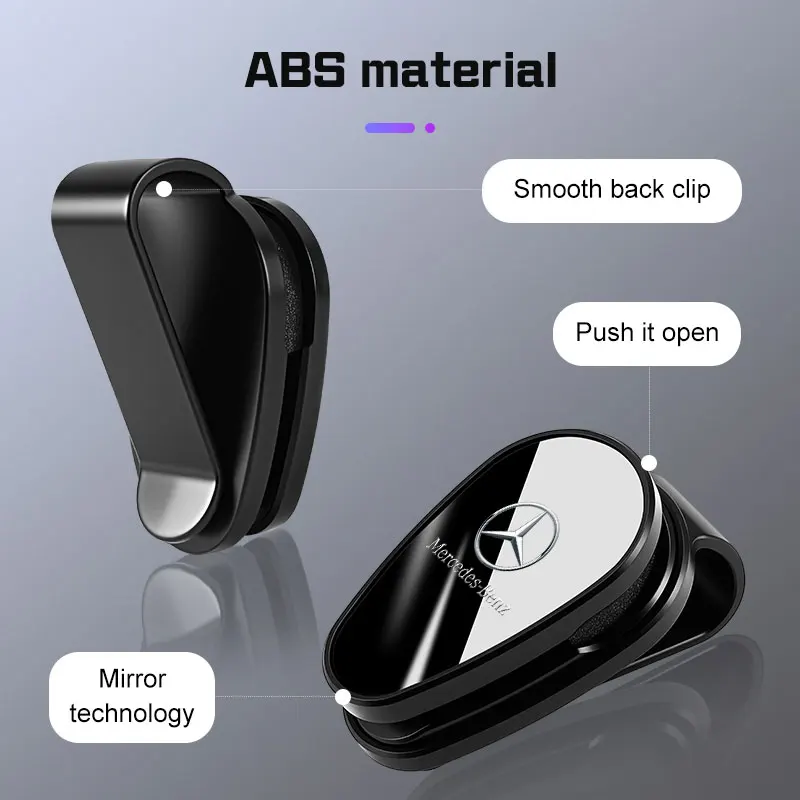 سيارة الشمس قناع نظارات كليب لمرسيدس بنز AMG W177 W205 W210 ABC E S G الفئة GLC CLE CLA GLS حامل النظارات الشمسية الملحقات