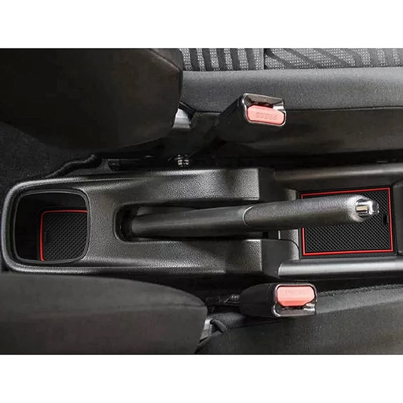 Gate Groove Pad For Suzuki Swift 2017-2021 Accessories Car Door Slot Mats Console Cup Holder Coaster For Car Non Slip