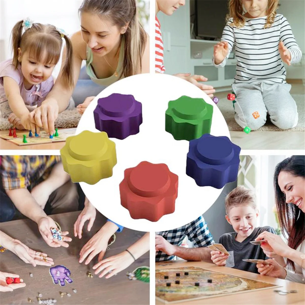 2 Set Gear Stone Grabbing Game Hand-Eye Coordination Training ToyJAS