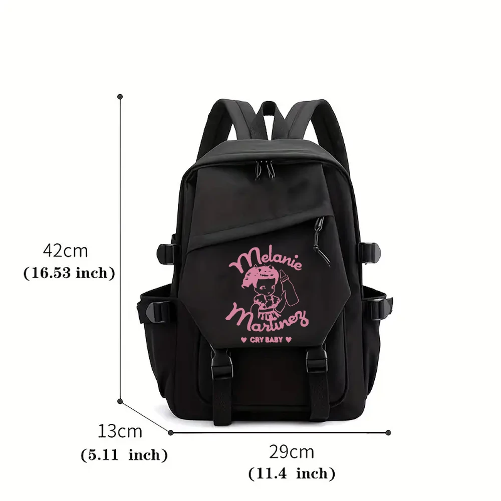 Melanie Martinez Tour Cry Baby Print Backpack Women Girls Teenager Schoolbag Laptop Bags  Fashion Outdoor Bookbag for Fans Gift