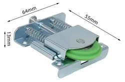 1pcs Old-fashioned cabinet wardrobe sliding door pulley slide door roller bottom/lower wheel runner guide