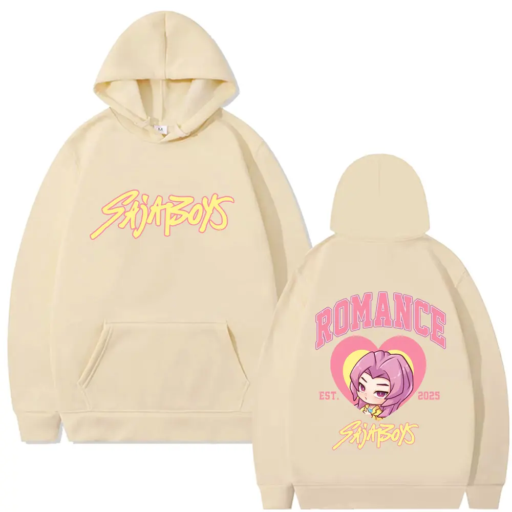 Kpop Demon Hunters Graphic Hoodie Cute Kawaii Saja Boys Pullover Hoodies Men Women Fashion Cartoon Trend Oversized Sweatshirt