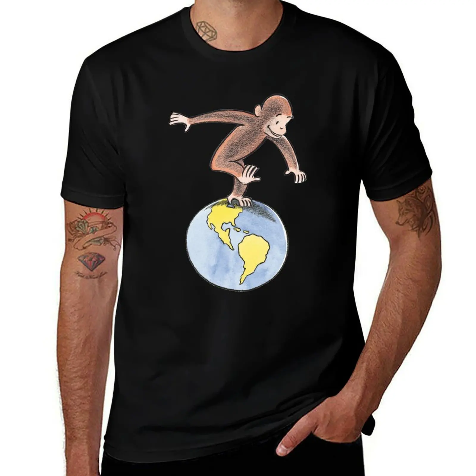 

Curious George T-Shirt aesthetic clothes anime vintage clothes luxury clothes men