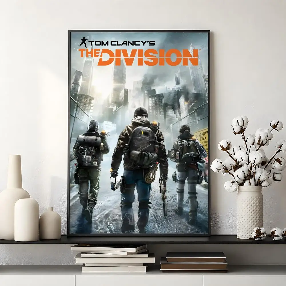 Game Tom Clancys The Division Poster Waterproof HD Modern Peel And Stick Wall Decor Bedroom Living Room Dorm Office view 5