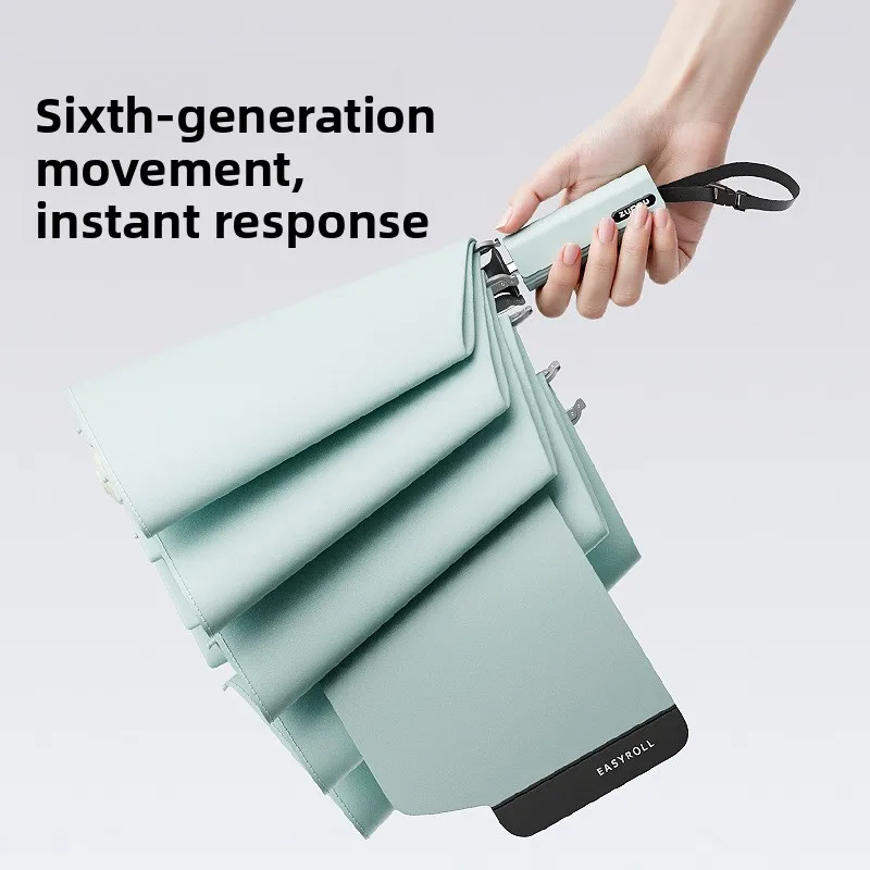 Automatic Folding Umbrella Large Thickened Reinforced Canopy Premium One Touch Auto Close Car Umbrella Windproof Rain Parasol