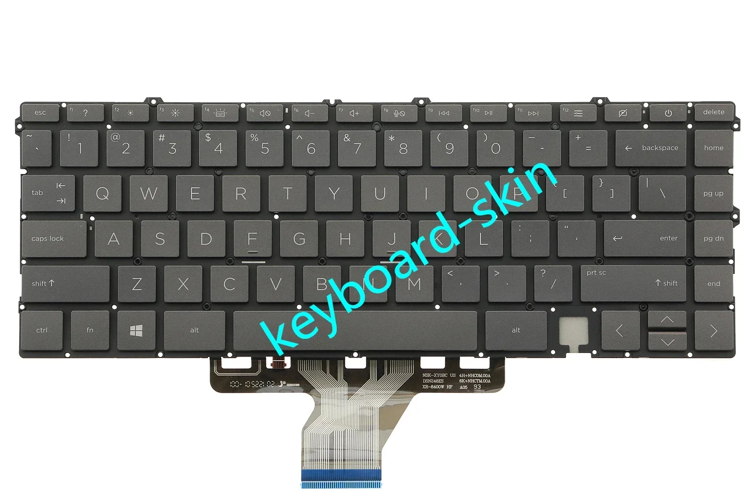 New US gray backlit keyboard for HP ENVY X360 13-AY TPN-C147 13-BA 13T-BA TPN-C145 13-BD 13m-BD 15-ES 15M-ES 15-EU 15M-EU