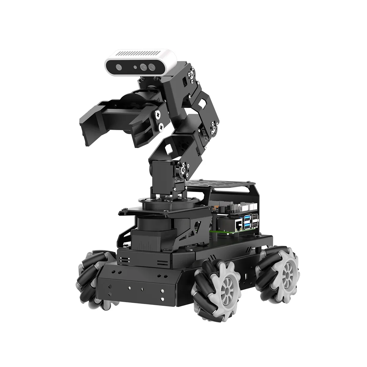 

Hiwonder LanderPi: Raspberry Pi AI Robot Car with Vision Arm, ROS2 & ChatGPT Support