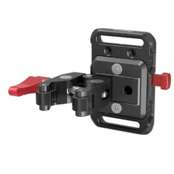 Mini V Mount Battery Plate V-Lock Mount Battery Plate with Crab-Shaped Clamp for Universal Camera Accessories