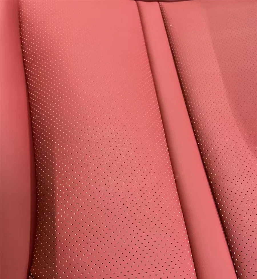 Custom Red Nappa Leather Full Replacement Car Seat Cover for A3