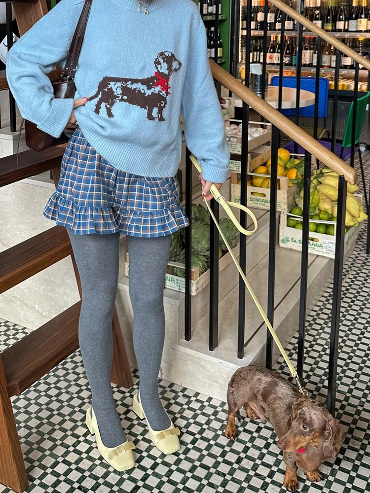 160g Autunno Inverno Collant lavorato a maglia Donna 2025 Nylon solido Vita alta Elastico Sottile Collant Alta Streetwear Y2K Calza