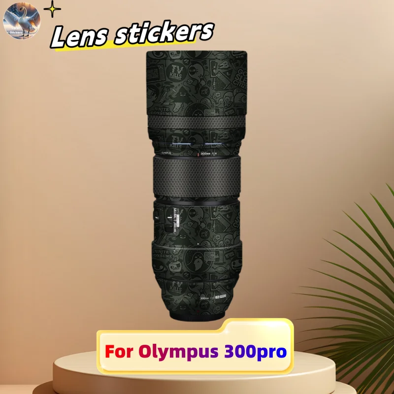 

for Olympus 300pro Camera Lens stickers, precision cut wear-resistant protective film, DIY skin