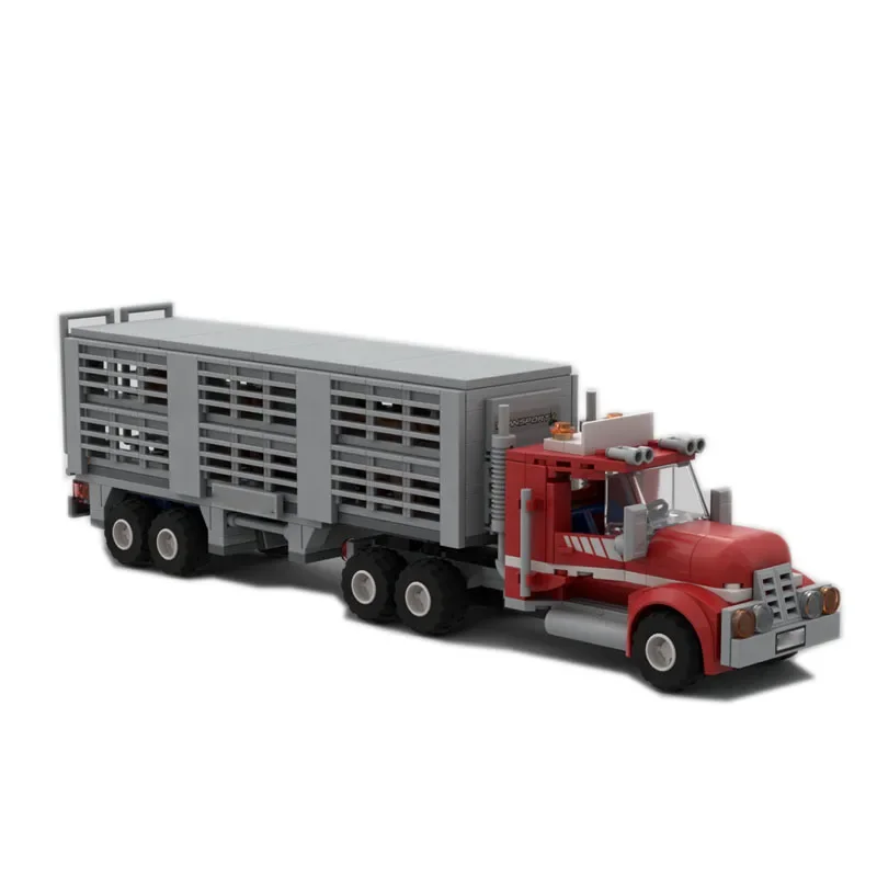 MOC-171485 City Transport Truck, Assembly Splicing Building Blocks Model, Brinquedos Criativos, Kids Gifts