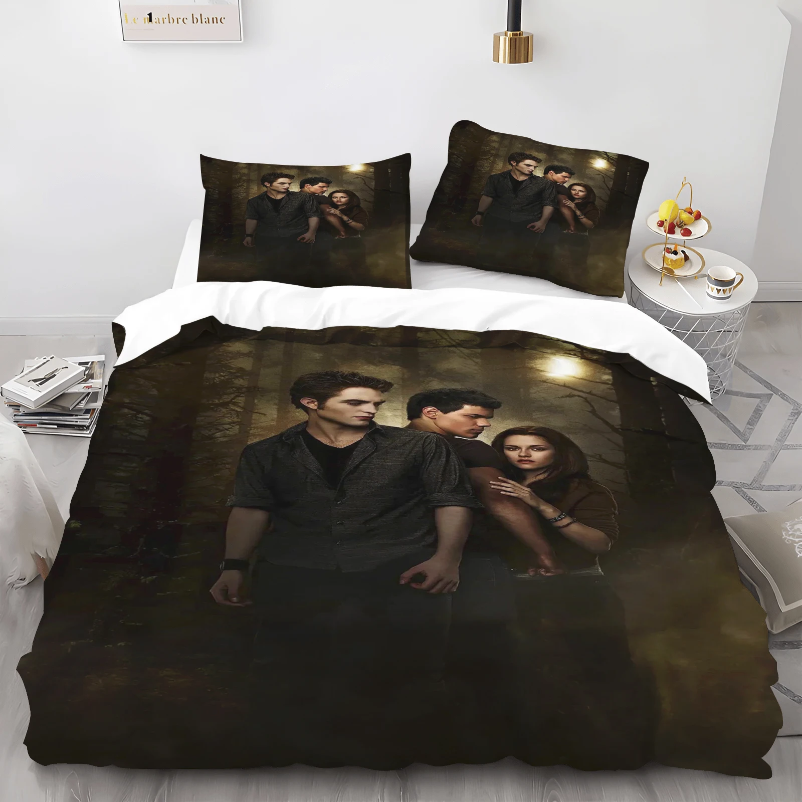 Vampire Theme Duvet Cover Twilight Bedding Set Boys Girls Twin Queen Size Pillowcase Bed Kids Adult Home Textileextile