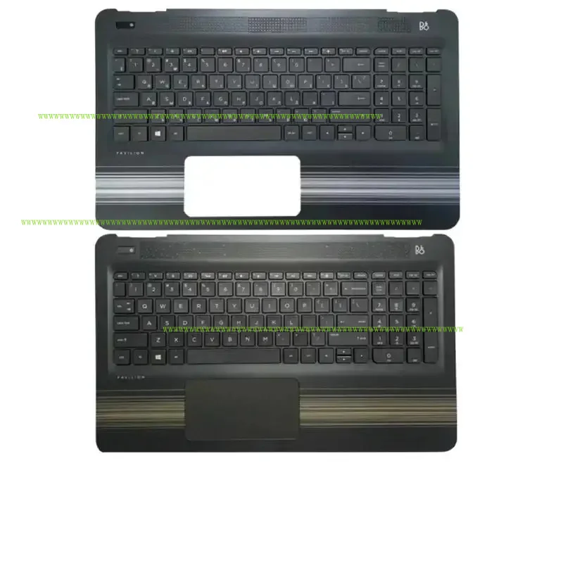 

F F NEW Russian/US/Latin for HP Pavilion 15-AU 15-AW 15-AL TPN-Q172 TPN-Q175856040 -001 with Palmrest upper cover case