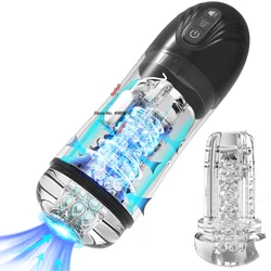 Automatic Sucking Male Mastubator Blowjob Masturbation Equipment Machine Man Masturbators Cup Sex Robot Adult Goods for Men